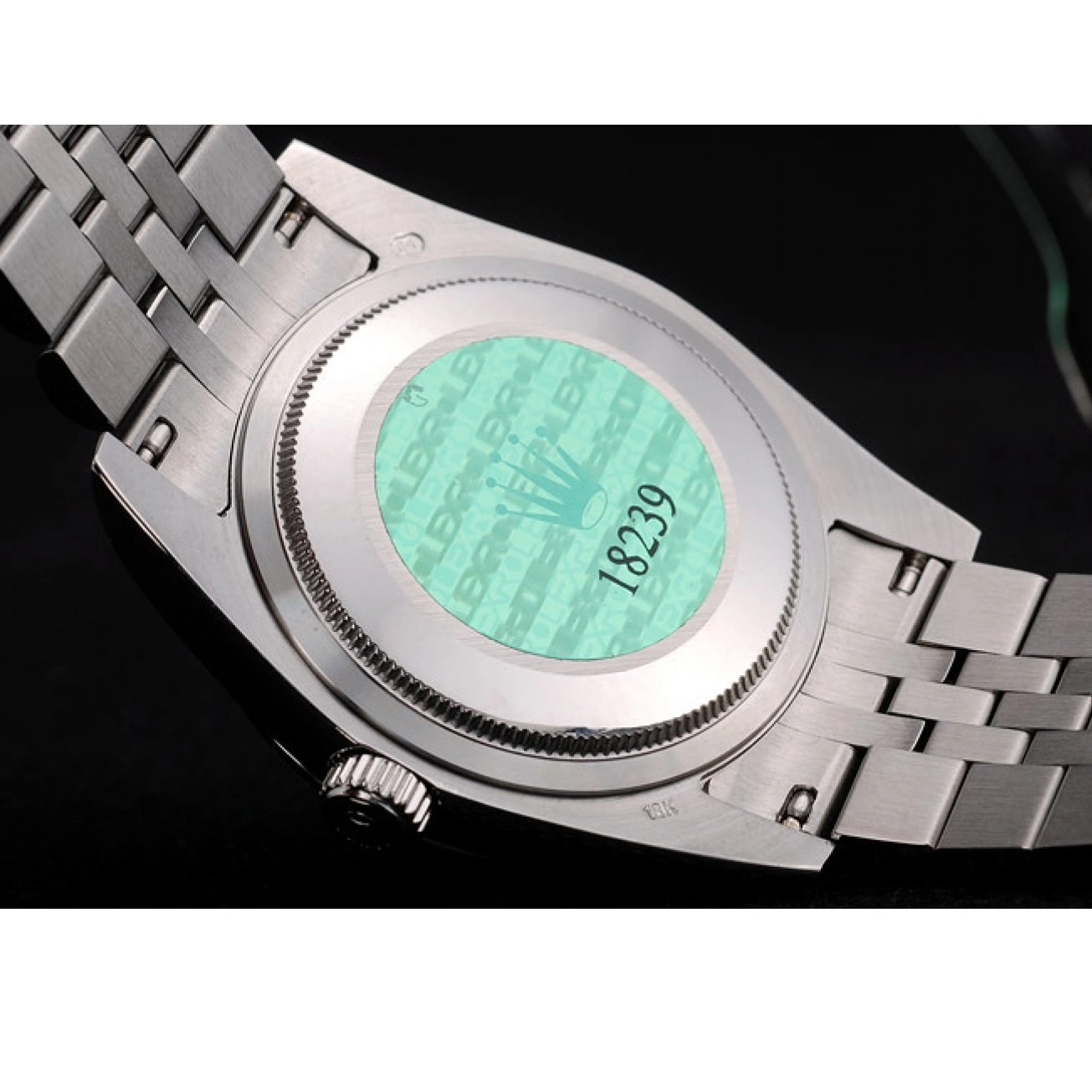 Aaa replica watch Plated Plated Steel Rolex Stainless Bracelet Dial Diamond Diamond DayDate 41985 0519